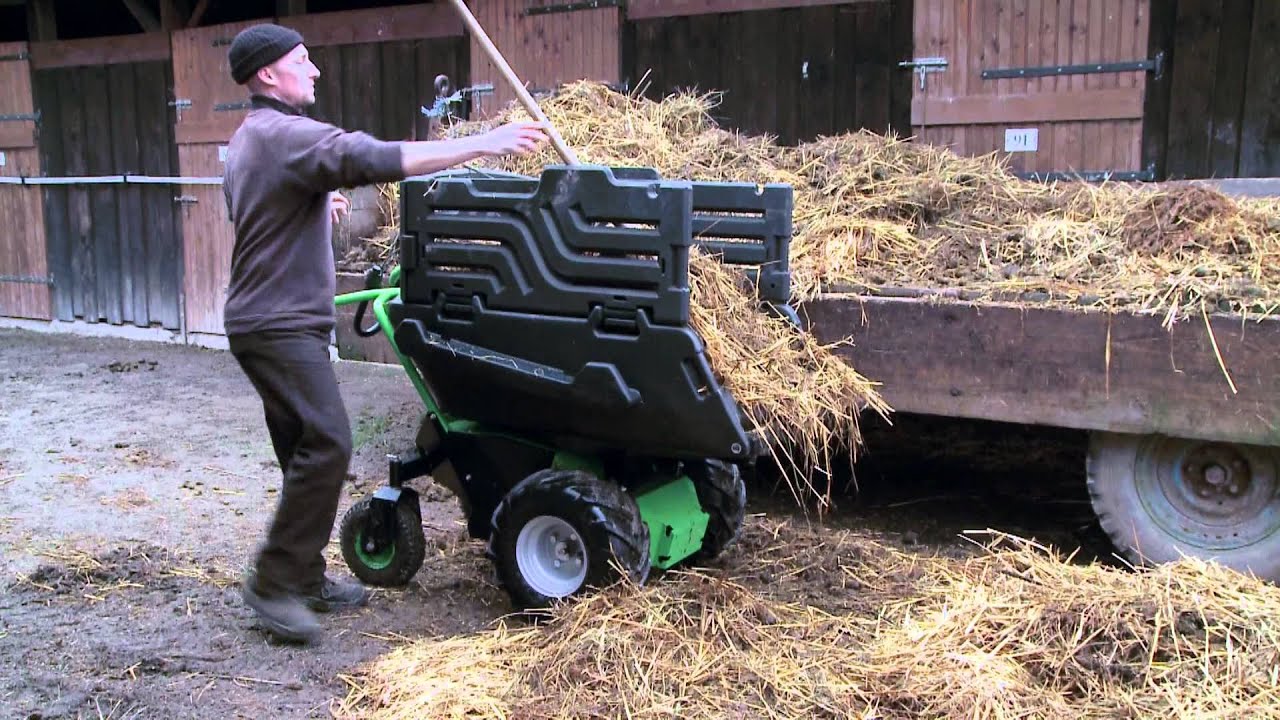 ETESIA - Brouette électrique DONKY pour les haras et les centres hippiques