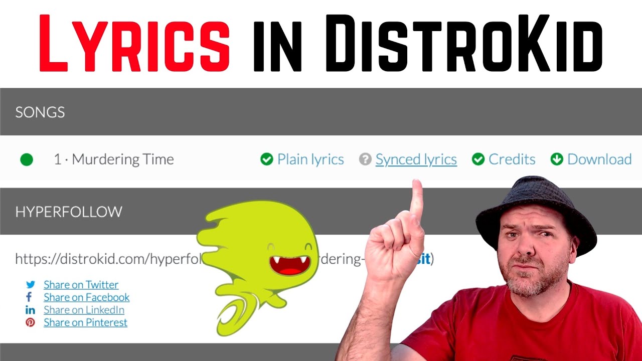 Как добавить ТЕКСТ с помощью DistroKid (обычный и синхронизированный)