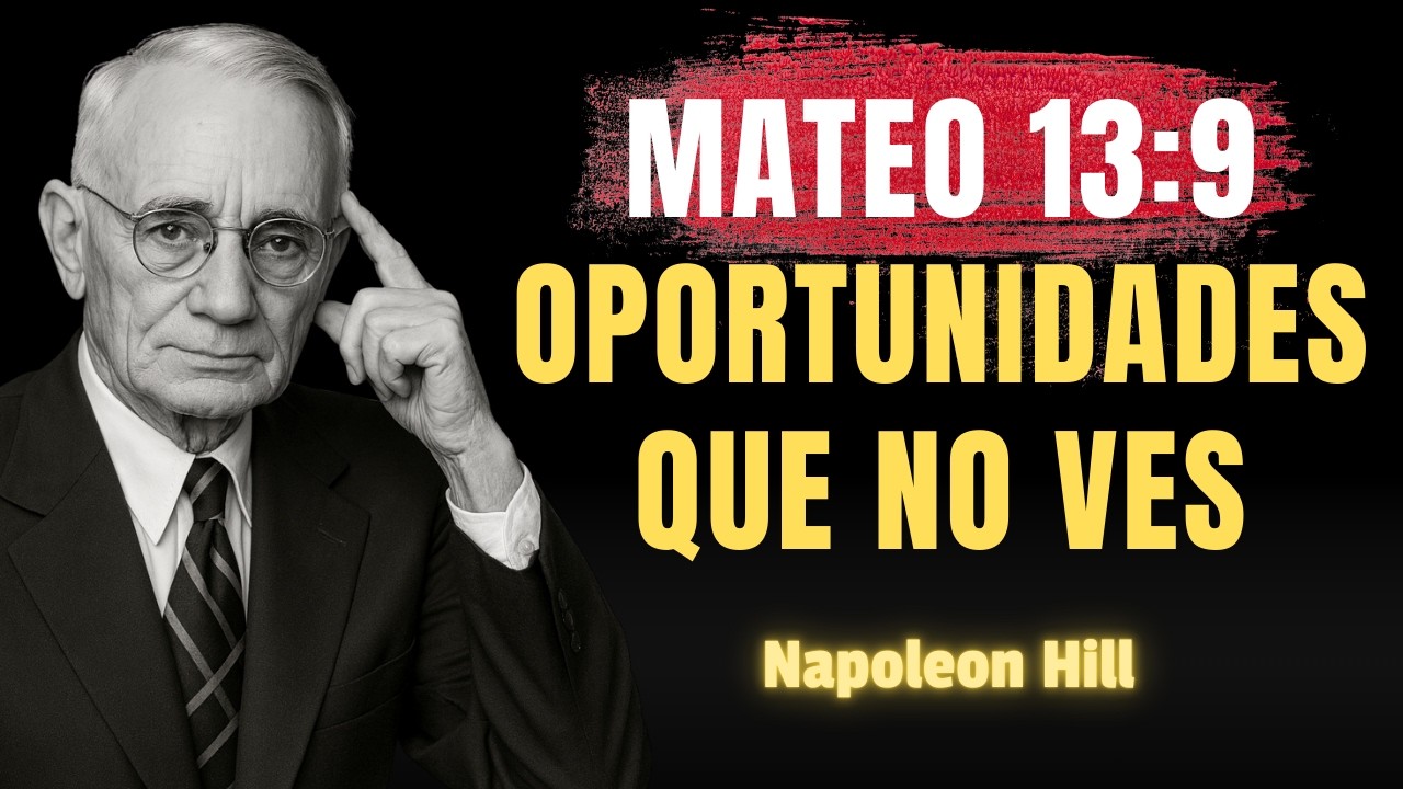 MATEO 13:9 Revelado: El Secreto Bíblico para Entender Oportunidades que Otros No Ven | Napoleon Hill