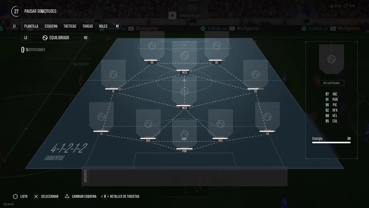 Jugando UFL