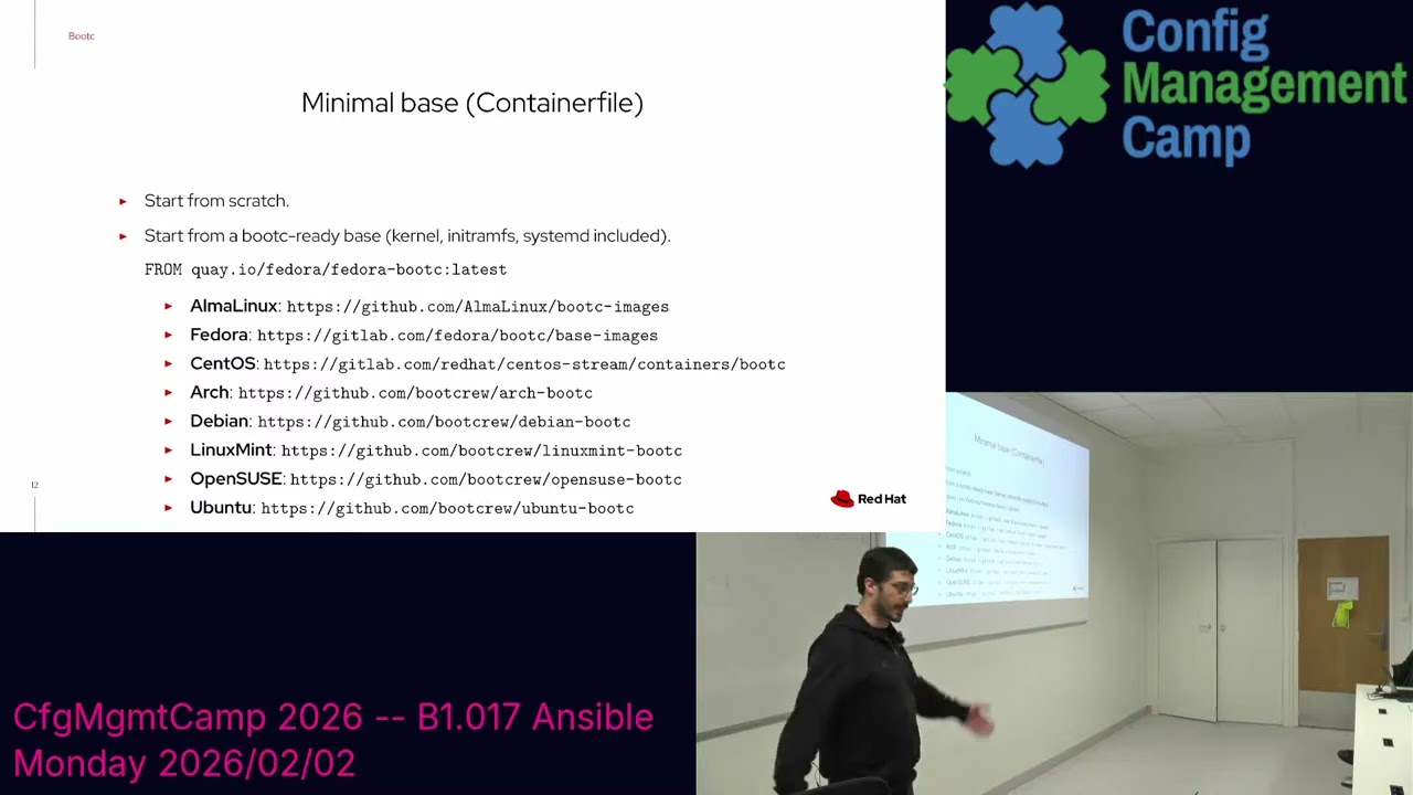 Composing systems in an automated way with Ansible, Podman, and bootc