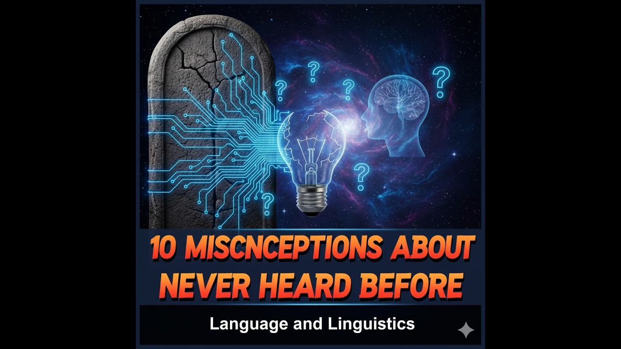 10  Misconceptions about Language never heard before | Language and Linguistics |