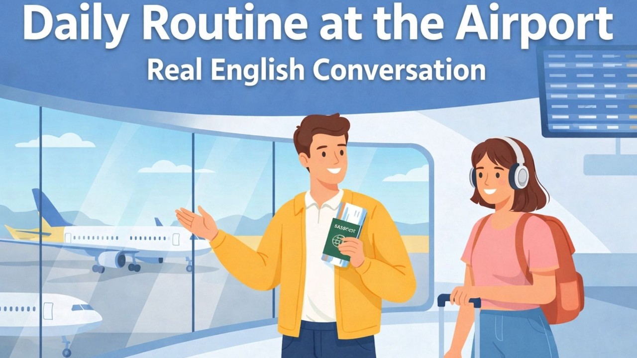 English at the Airport | Speak English with Confidence | Easy English Podcast