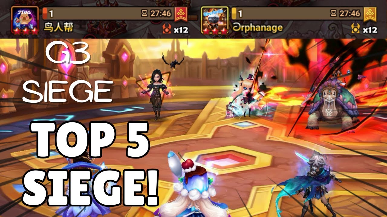G3 SIEGE : 鸟人帮 / ටrphanage - Nothing is Given, Everything is Earned! - Summoners War