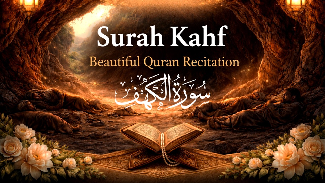 Most Beautiful Surah Kahf LIVE 🌙 | سورة الكهف | For Peace, Blessings & Protection