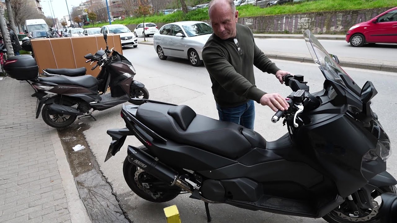 οτι πιο τούμπανο σε θορύβια SYM TL 508 - η εξάτμιση τα σπάει