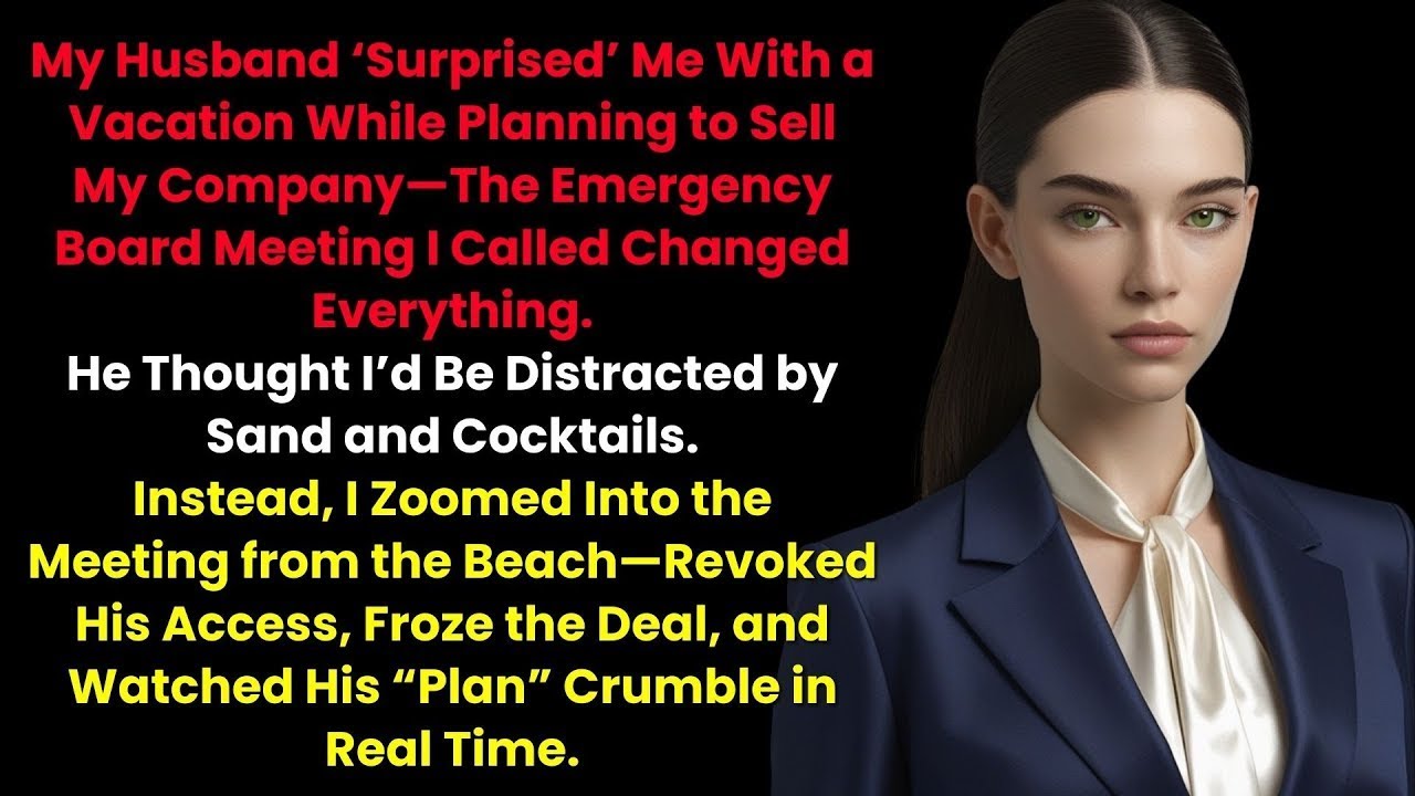 My Husband 'Surprised' Me With a Vacation While Planning to Sell My Company—The Emergency Board