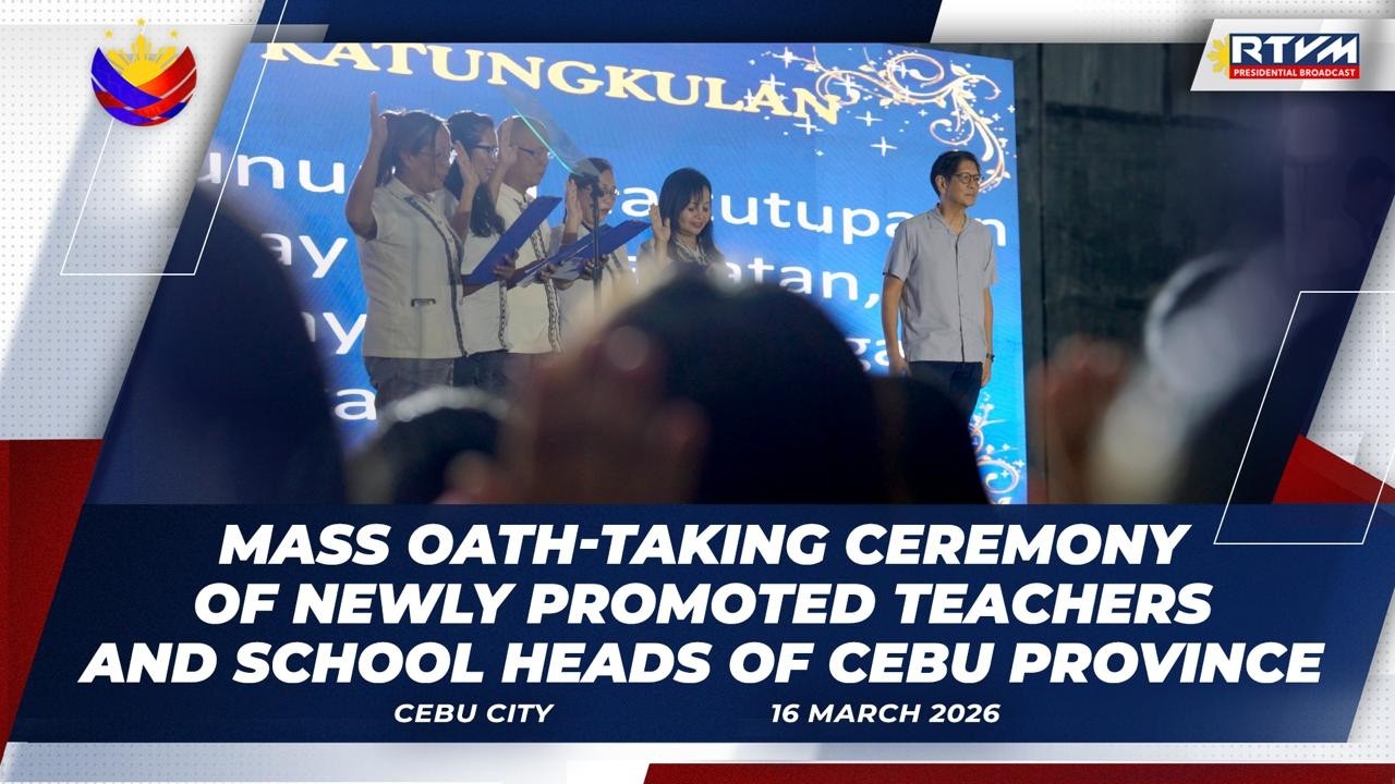 Mass Oath-taking Ceremony of Newly Promoted Teachers and School Heads of Cebu