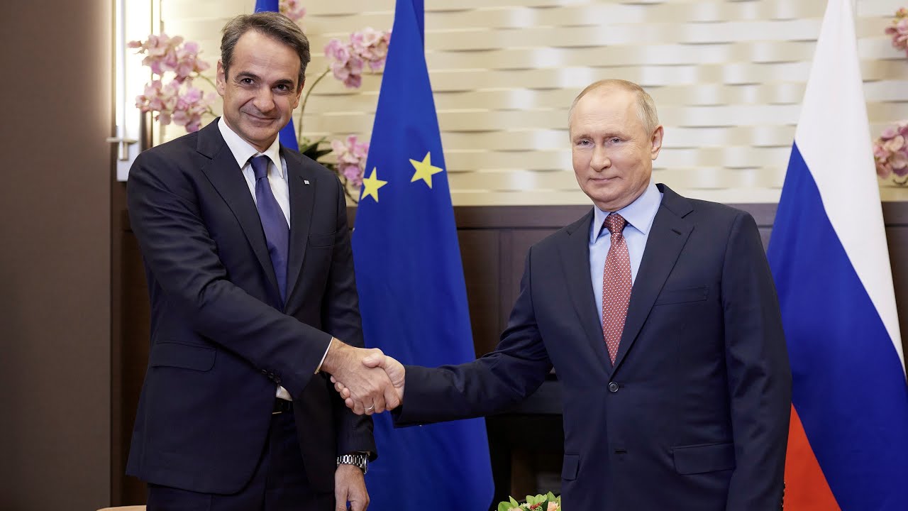 Διάλογος κατά την έναρξη της συνάντησης Κυριάκου Μητσοτάκη - Vladimir Putin