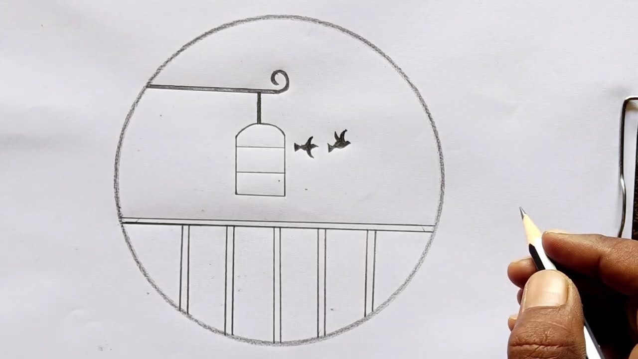 Freedom is Priceless | Bird Cage Pencil Drawing with Deep Meaning | Emotional Art