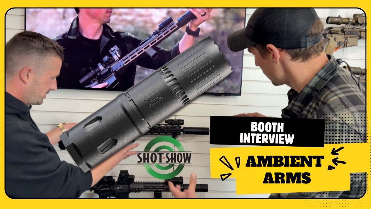Ambient Arms EXO Suppressor — Is This the Coolest Can at SHOT 2026?!