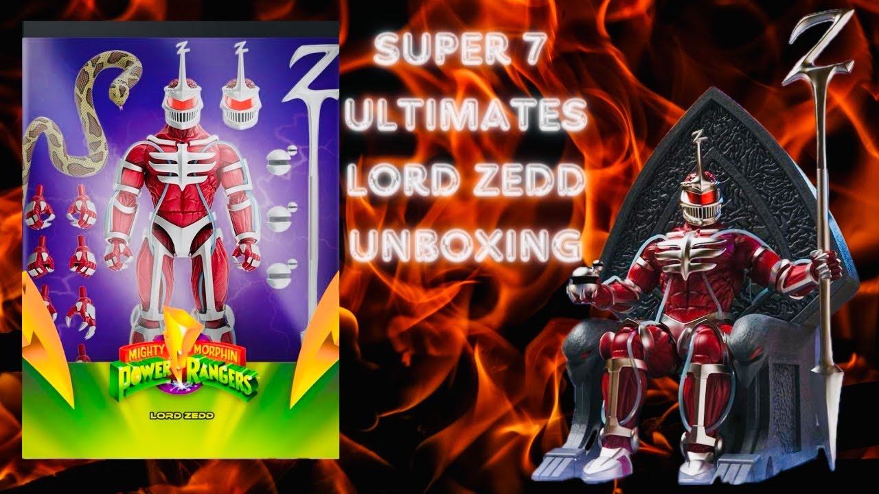 Super 7 Ultimates  MMPR Lord Zedd - Unboxing