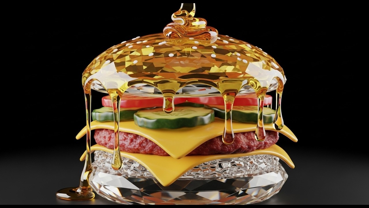 I Made a GLASS Burger… and the Sound is UNREAL