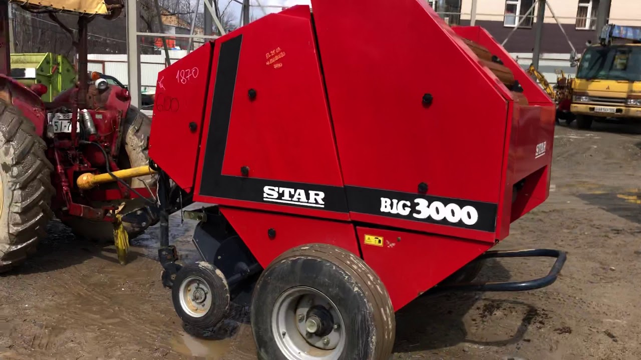 Пресс-подборщик Big Star 3000, Вальцовый 250кг, рулон 120х120см N 600