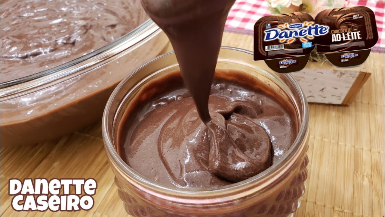 COMO FAZER DANETTE CASEIRO//RECEITA FÁCIL E IDÊNTICA A ORIGINAL.