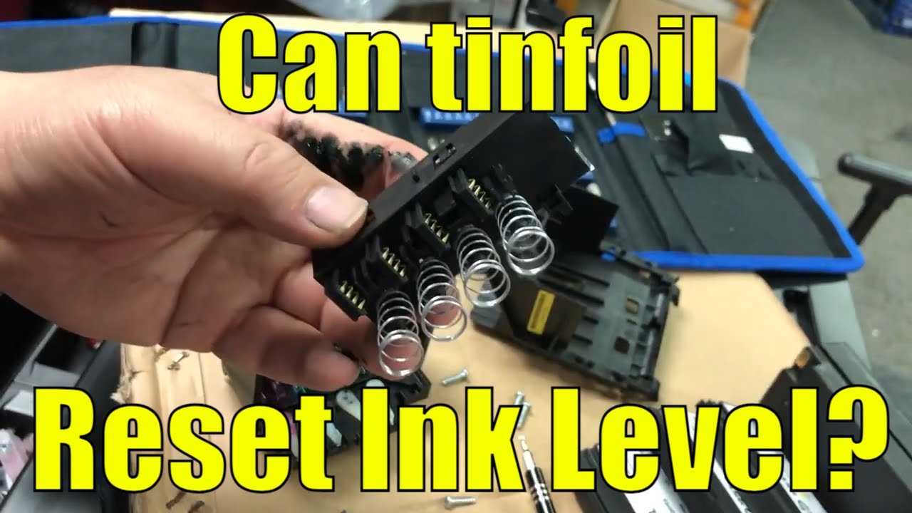 Truth in Urban Legend? Using tinfoil to reset HP Printer Ink Levels