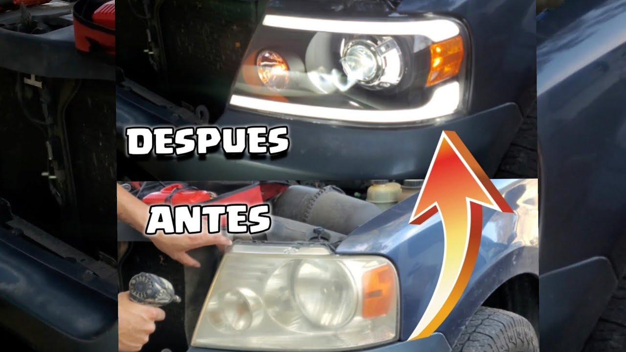 Cambiar faros delanteros Ford F150 2004 - 2008