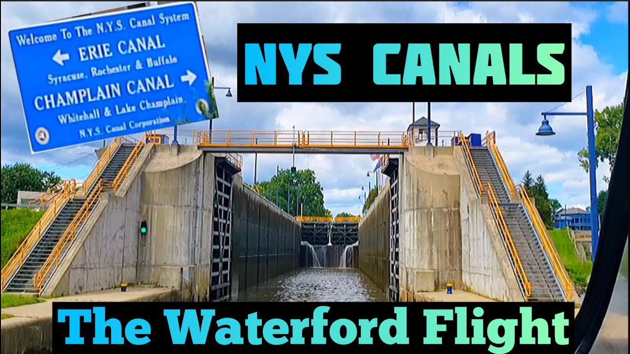 Traveling through the Waterford Flight of Locks