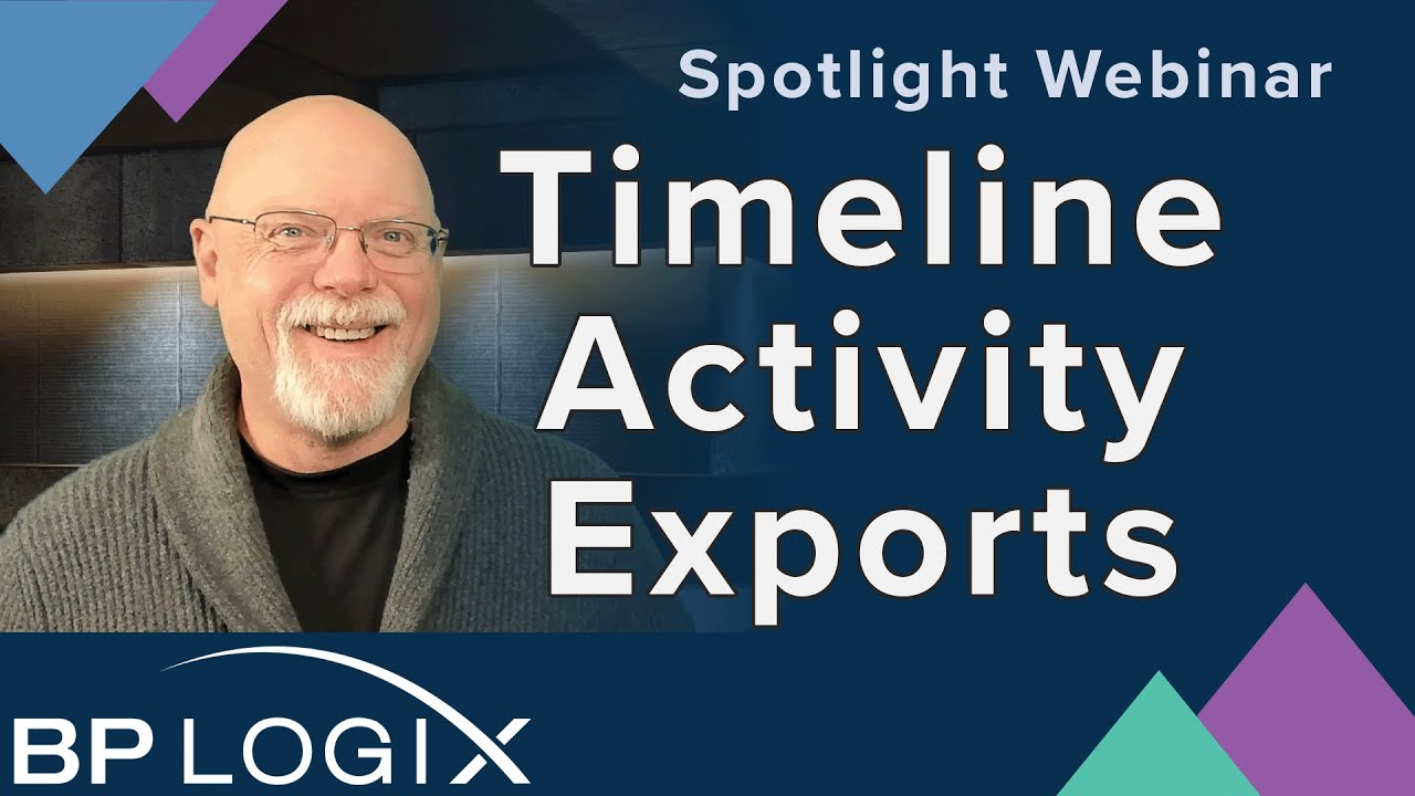 Spotlight Webinar - Tmeline Activity Exports/Imports