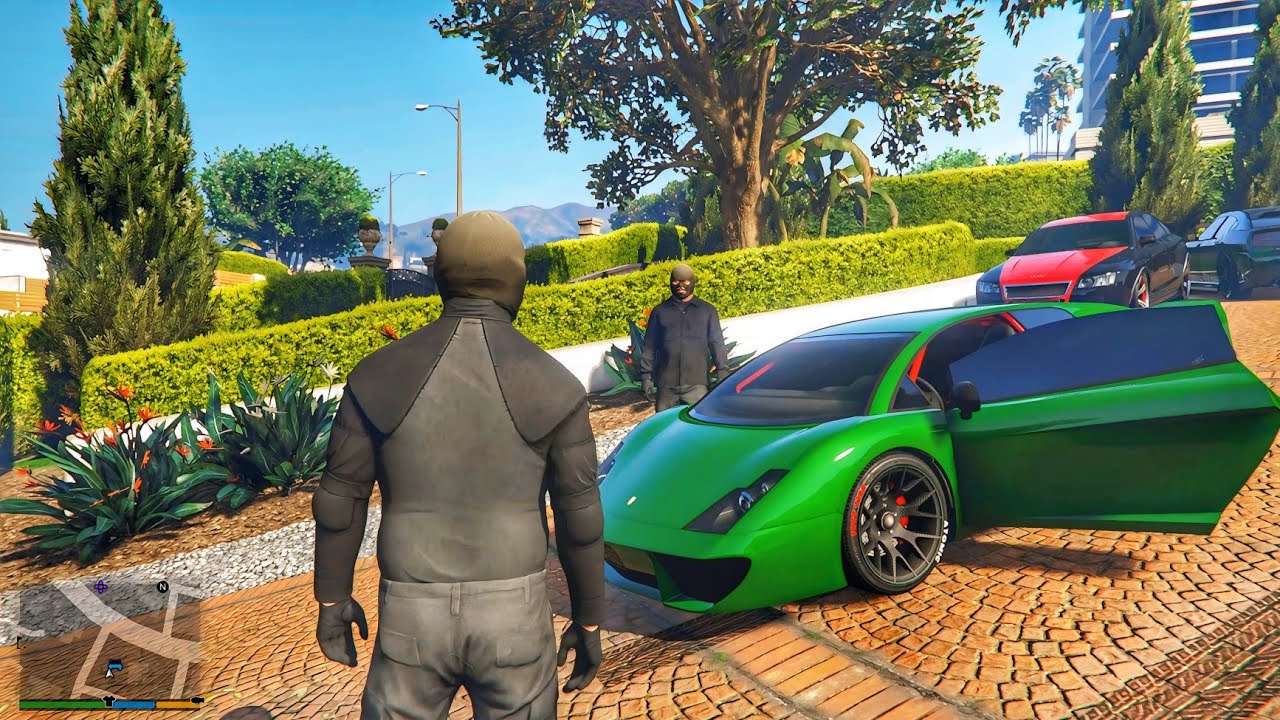 Gta V Enchanted - Michael Stole a Super Car — Now He and Franklin Are on a Secret Mission 