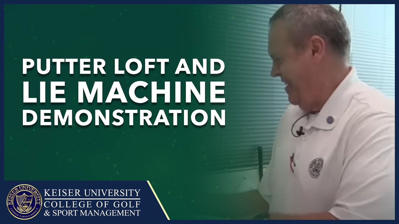 Putter Loft and Lie Machine Demonstration