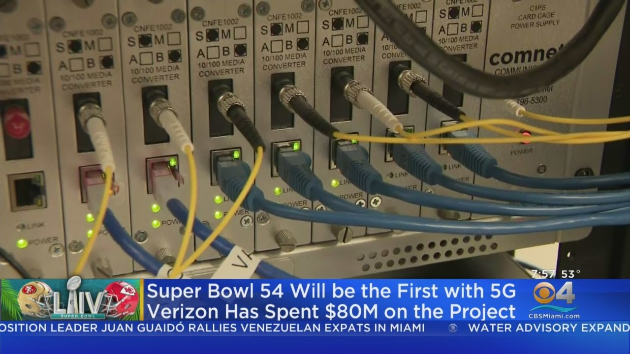 Super Bowl 54 Is First To Go 5G