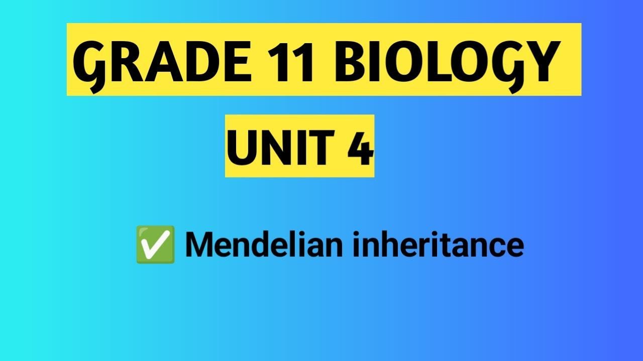 Grade 11 Biology Unit 4 ,l Afaan oromoo @Qubeetutorial #Qubee
