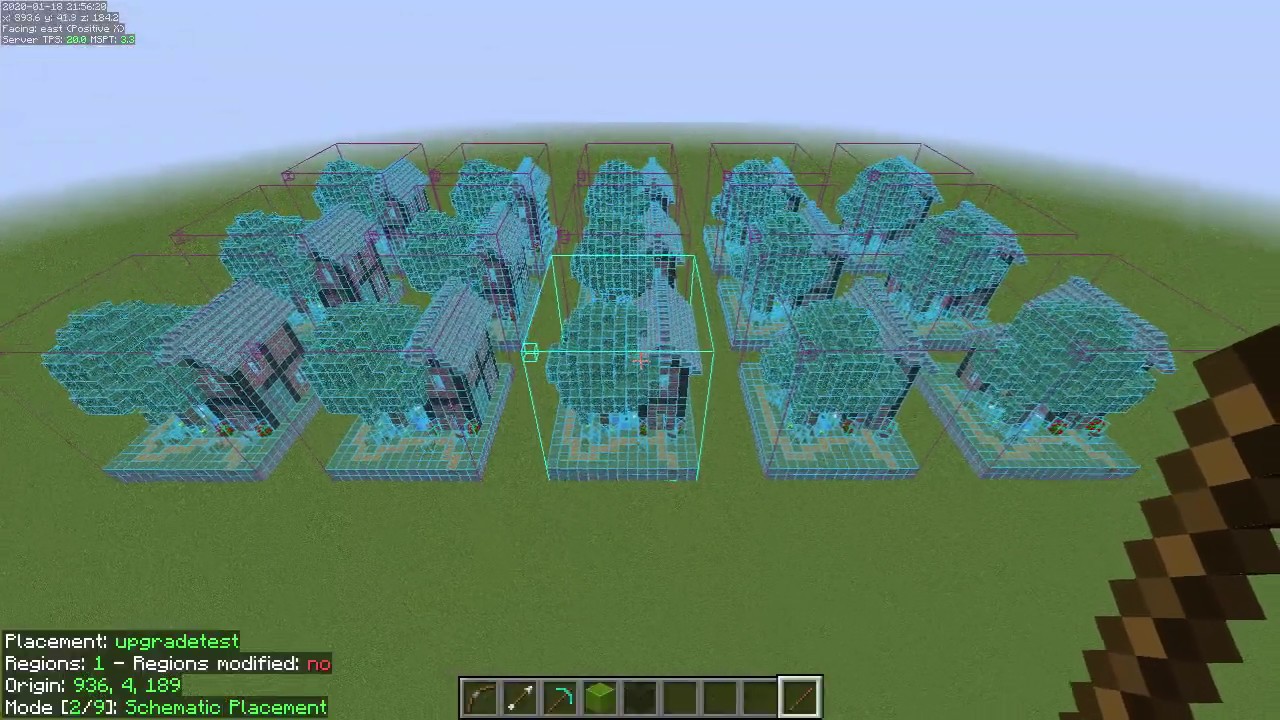 Litematica - Grid (= repeated) placements