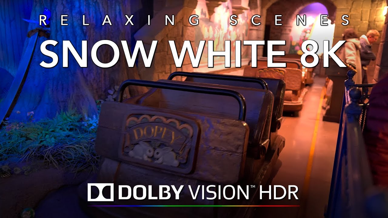 2023 Disneyland Snow White's Enchanted Wish Ride 8K Dolby Vision HDR