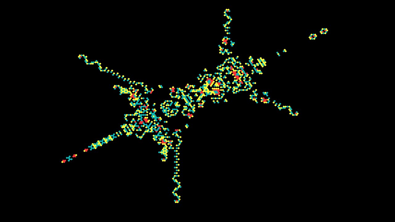 Kotrek #cellularautomata #mathart #algorithmicart #algorist #iterati