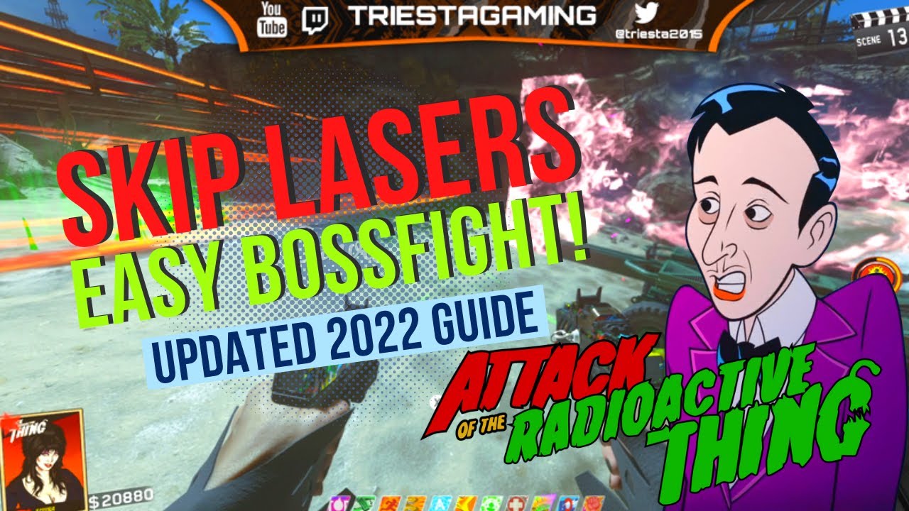 {UPDATED 2022} EASIEST BOSSFIGHT GUIDE EVER! Destroy The RadioactiveThing/No Laser Step | IW Zombies