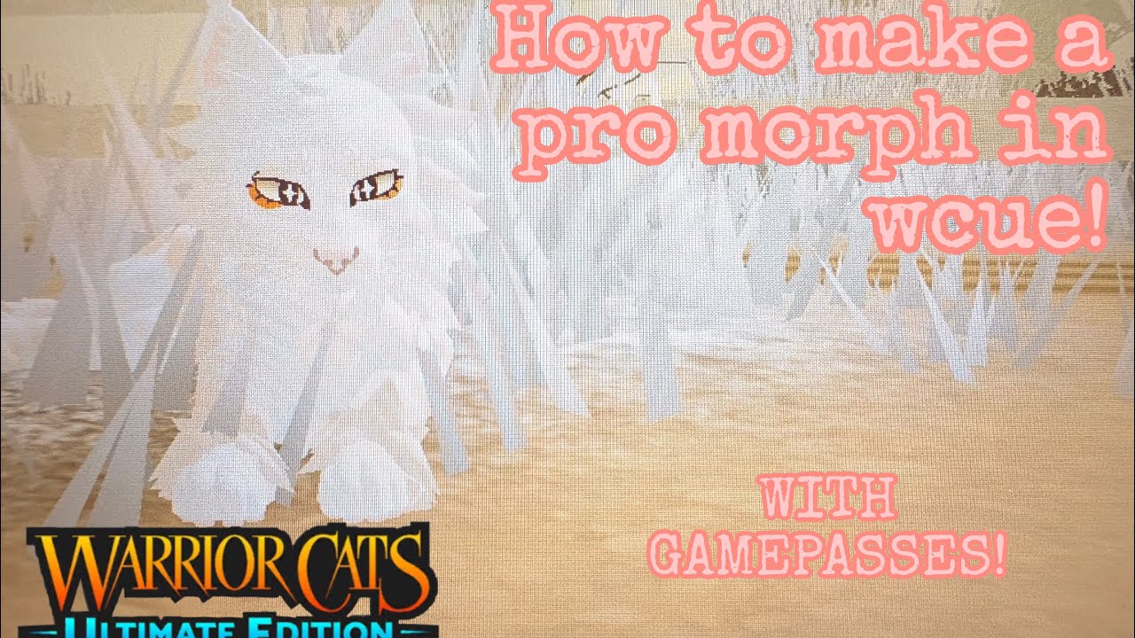 How to make pro morph’s in wc;ue