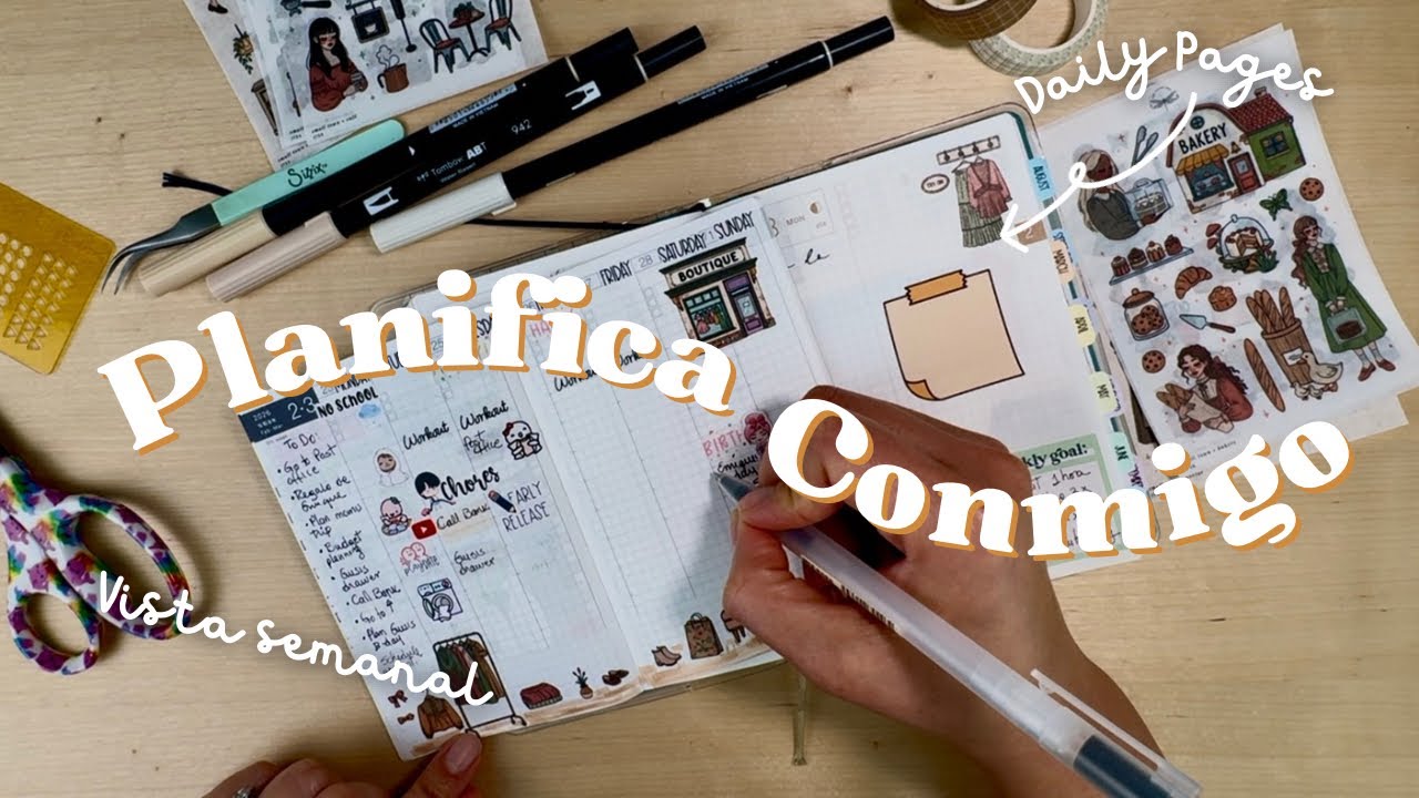 Organiza tu semana. Hobonichi Planner A6 & Weekly Supplement 