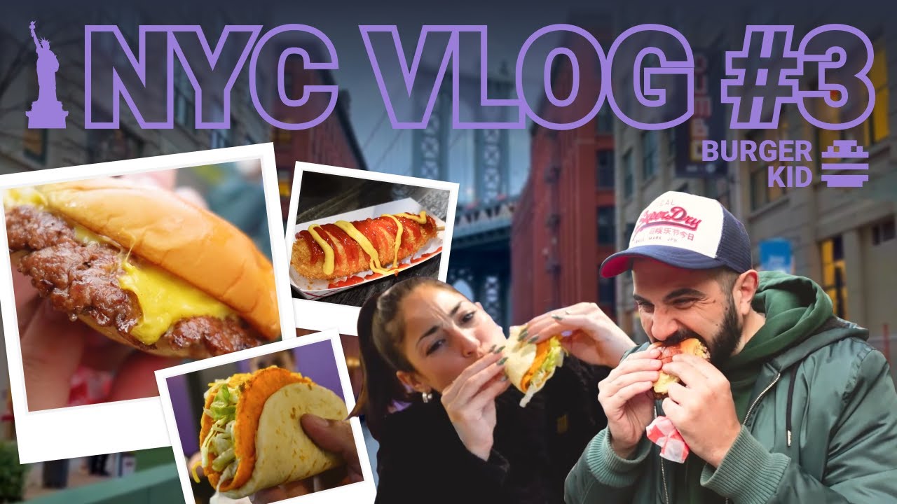 LA MEJOR BURGER QUE COMIMOS EN NYC + TACOS INCREIBLES + CONEY ISLAND Y MAS! - NYC VLOG PARTE FINAL