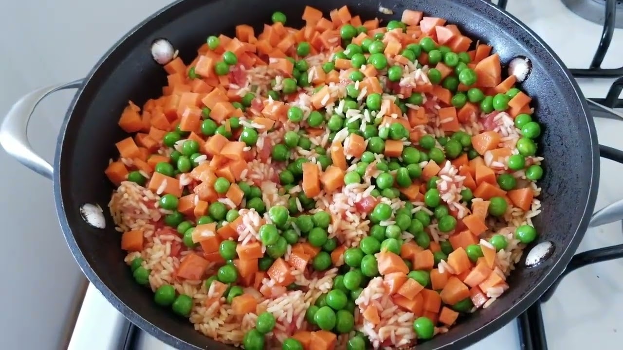♥️Arroz Rojo a la Mexicana 🇲🇽🥘