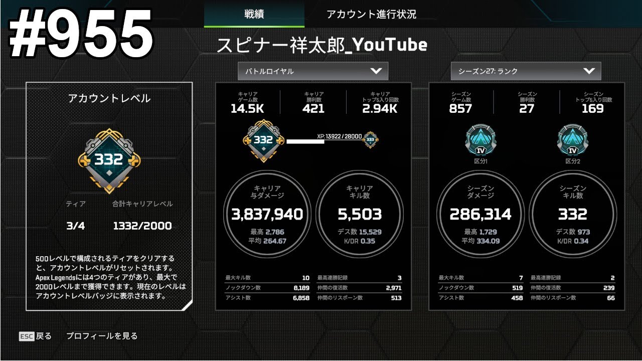 Apex Legends Global Series Year 5 Championship最終日、ソロランク配信｜ Apex Legends(プラチナⅣ)