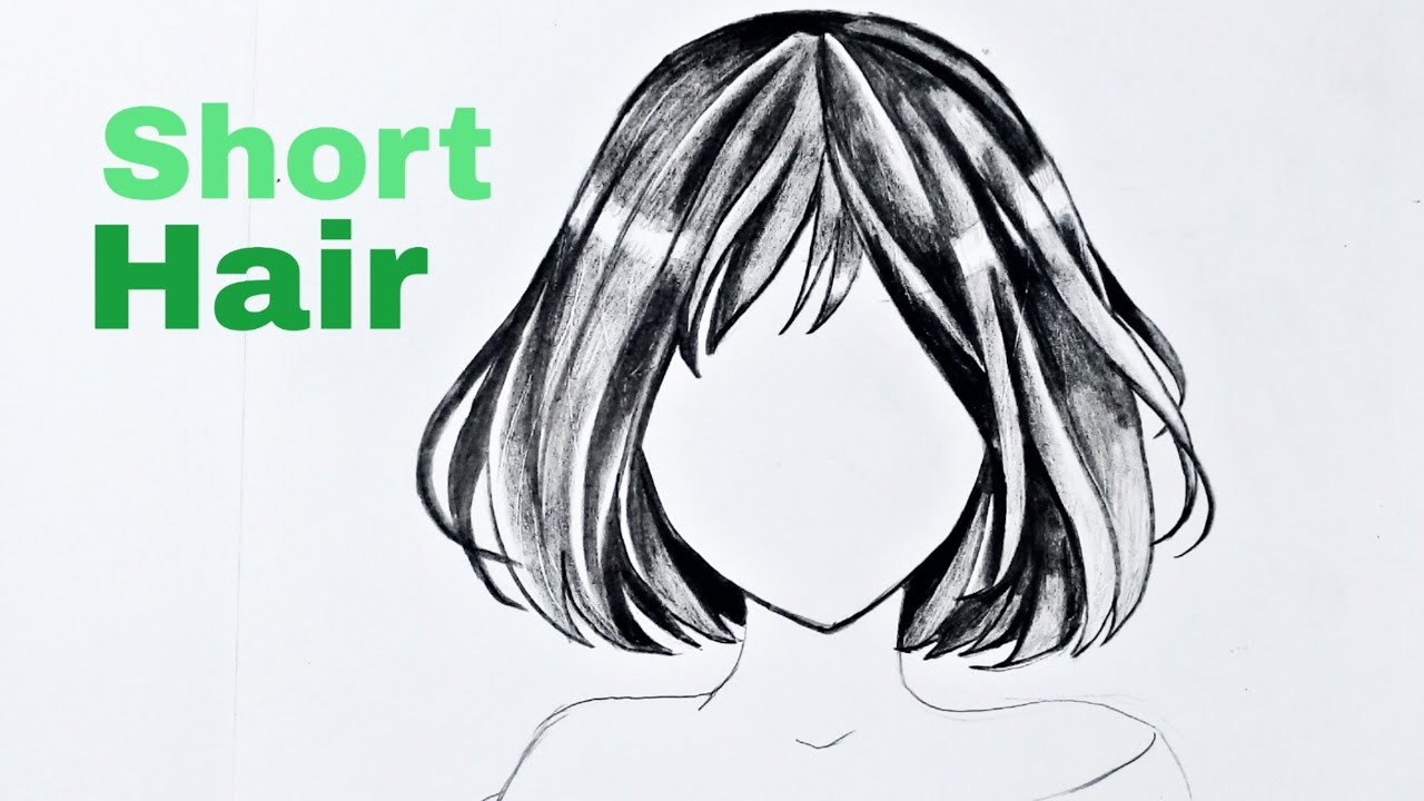 How to draw Girl's Hair (Anime Drawing Tutorial for Beginners)