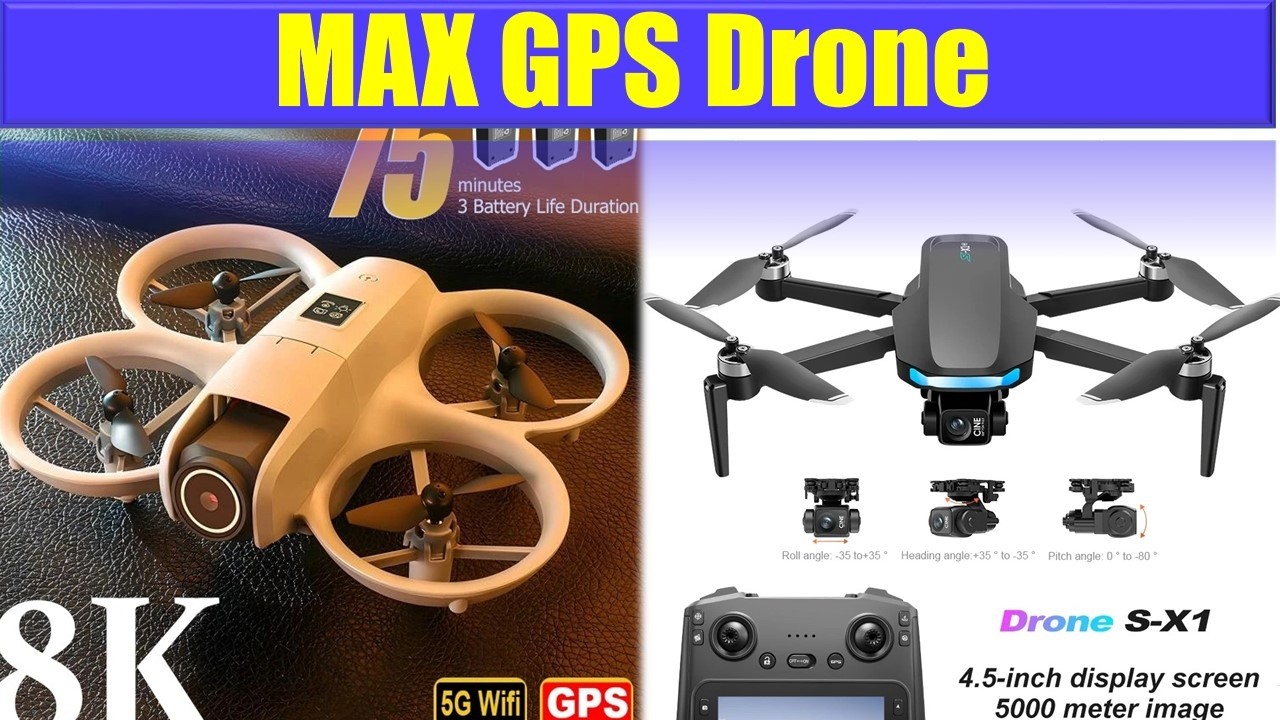 Top 5 Best MAX GPS Drone in 2026 Professional 4K ESC Camera Reviews