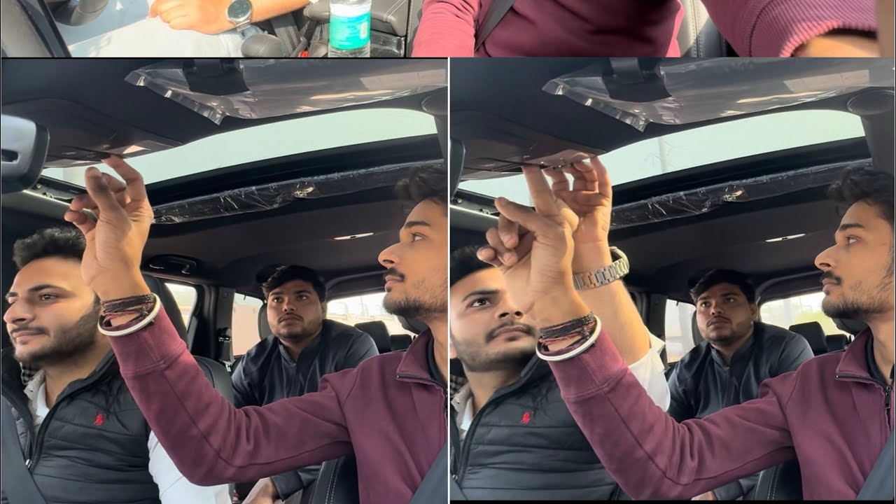 Scorpio N ke sunroof hi ni khul rha 😂😂
