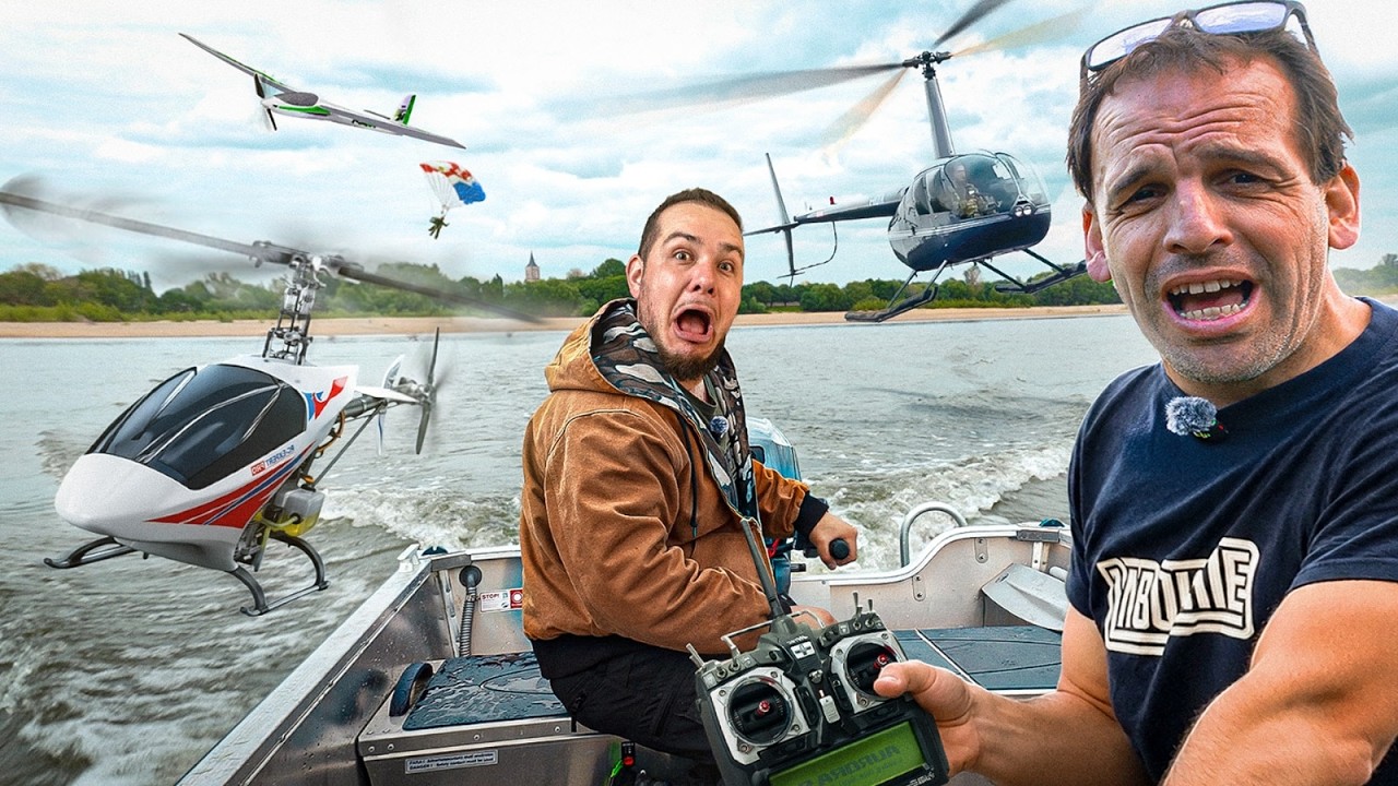 On roule sur l'eau avec un mini 4X4 !