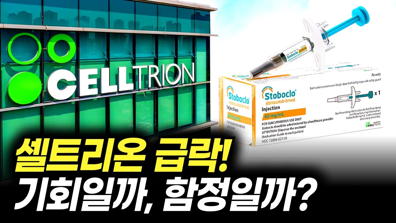 셀트리온 급락! 기회일까, 함정일까?