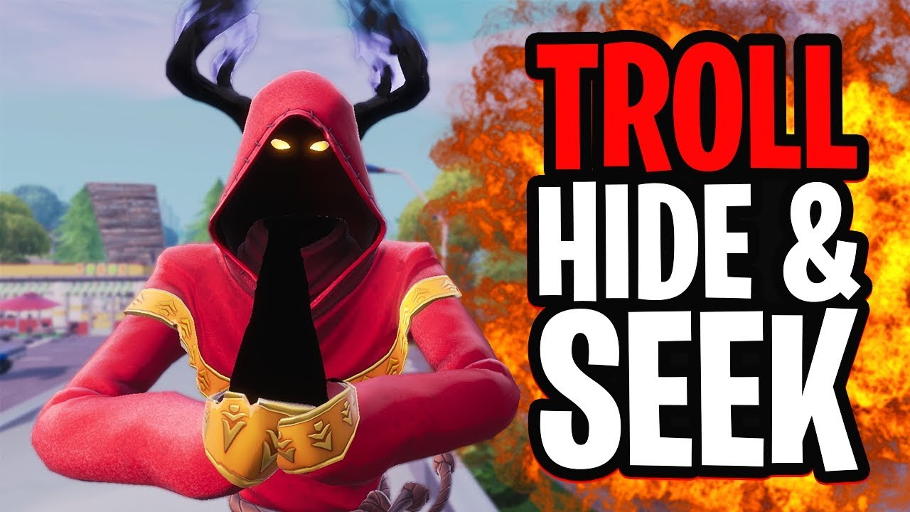 TROLLEN IN HIDE & SEEK! - Fortnite: Battle Royale Playground (Nederlands)