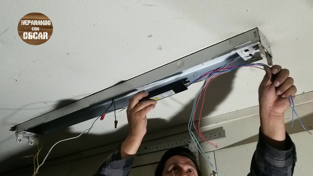 Como instalar balastras  electricas