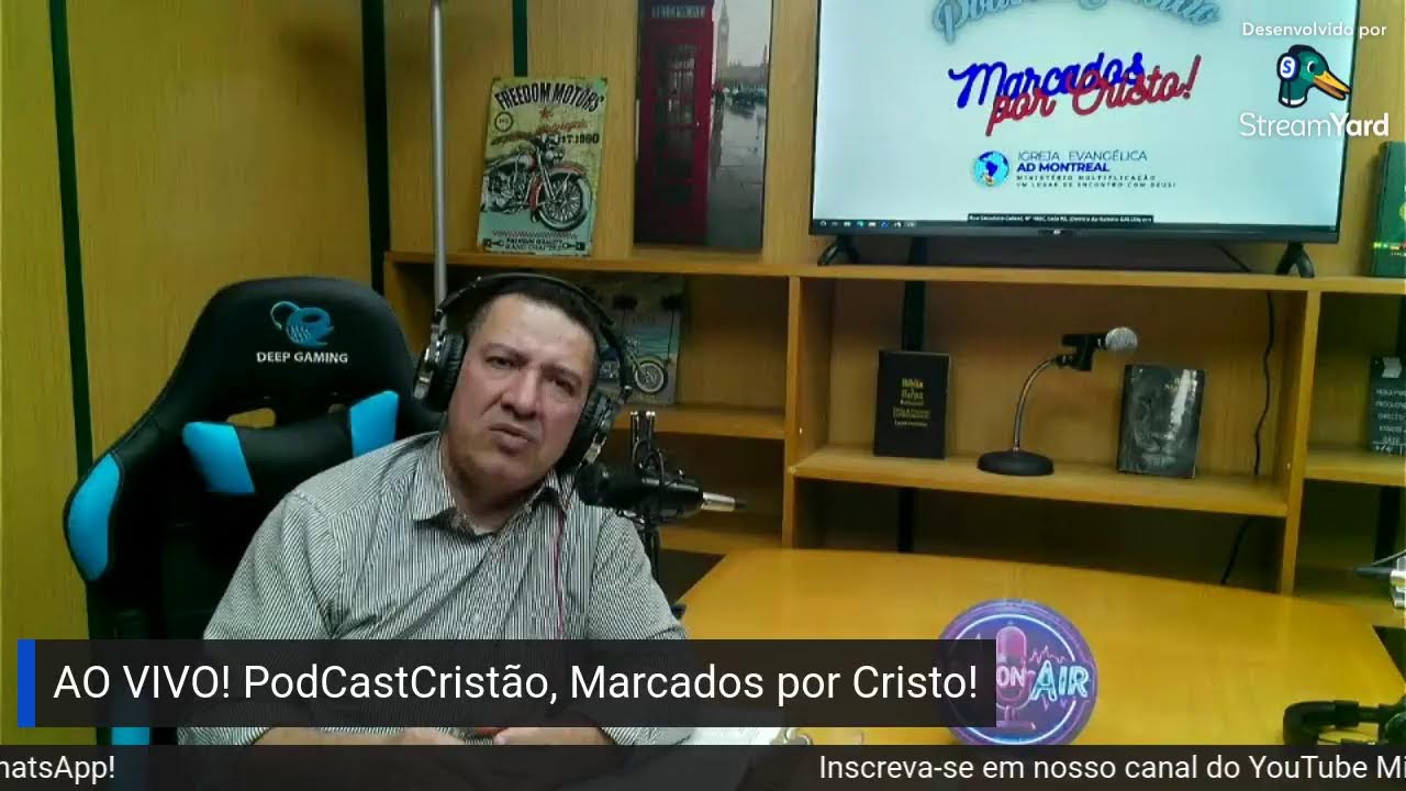 Jesus Acalma a tempestade! Com Prs Sinomar Cabral - ADM-CASCAIS e Aristides Rocha - AD-Campinas 