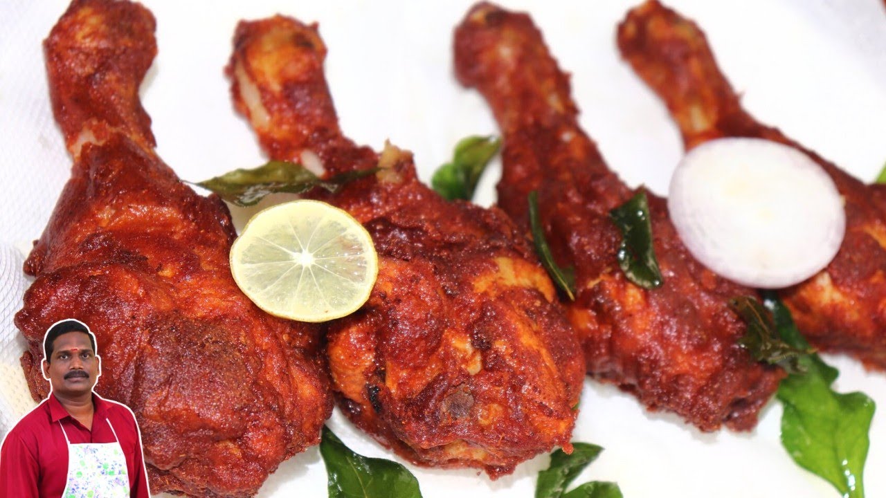 மசாலா பிரியாமல் சிக்கன் லெக் 65 | Chicken leg 65 | Balaji's kitchen