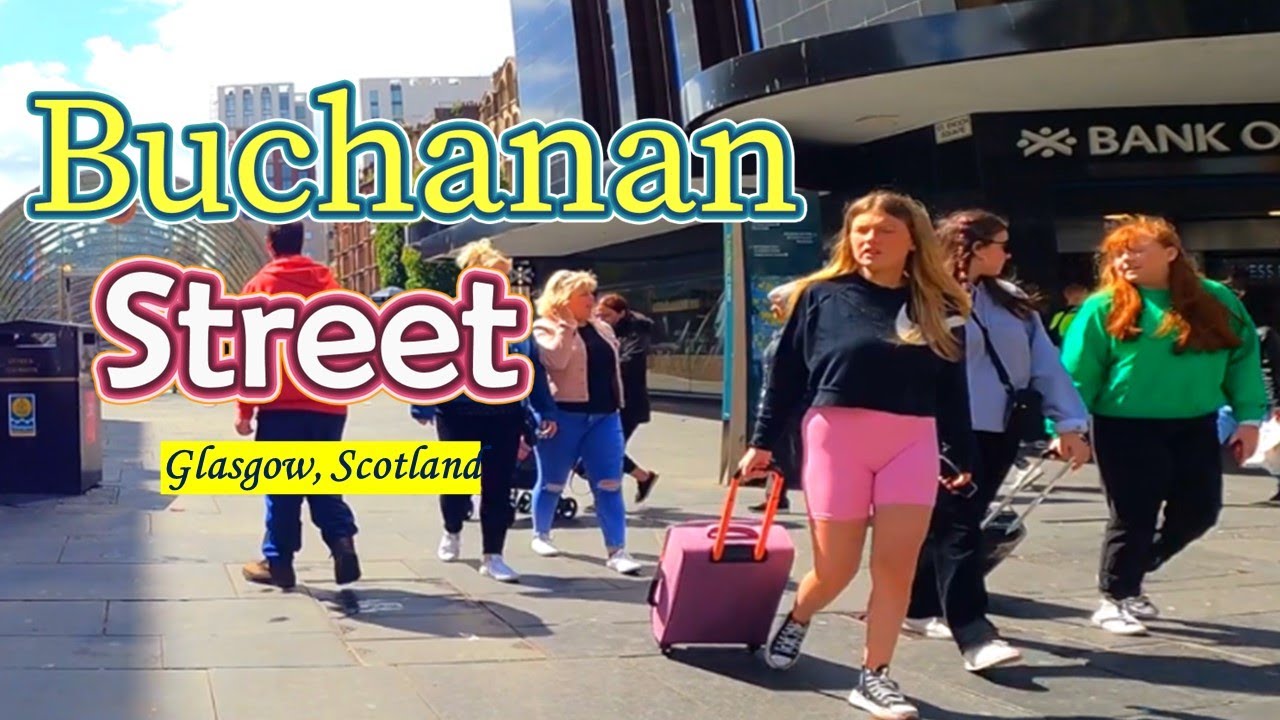 Glasgow | Buchanan street | Sunny Day Walking | Glasgow