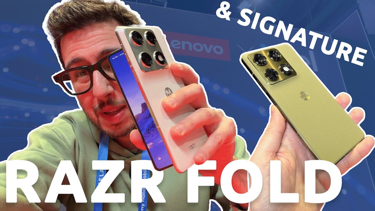 MOTOROLA RAZR FOLD: l'abbiamo provato (insieme al premium sottile SIGNATURE)