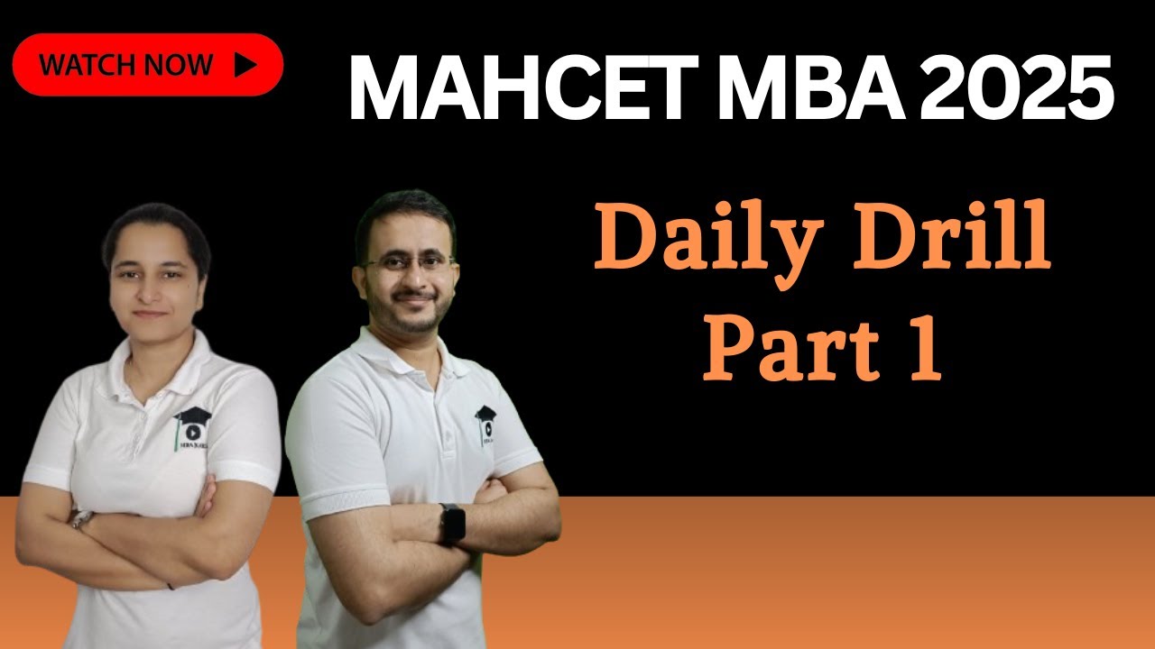 MAHCET MBA 2025 | Ежедневные упражнения - Часть 1 | Логическое рассуждение | Полная подготовка к ...