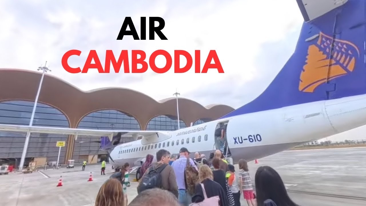 Cambodia 360° –  Taking the Cambodia Airlines ATR 72 Twin Propeller￼ in 3D | 4K HD 2026