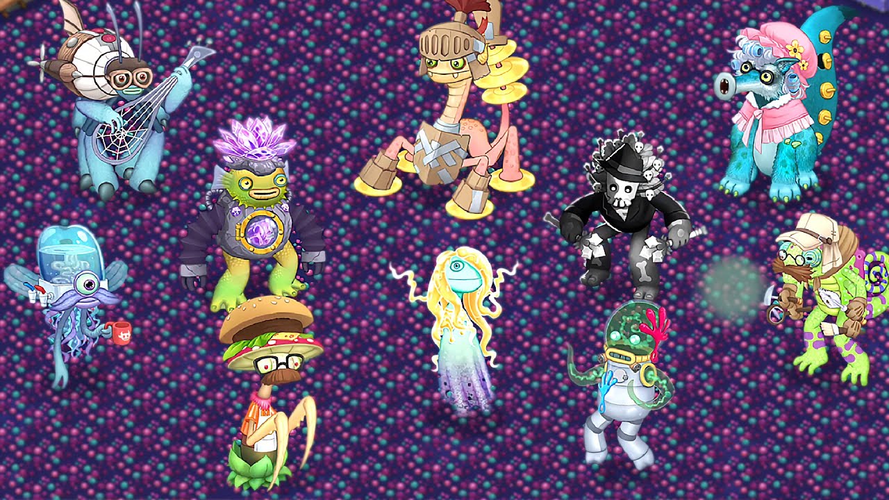 All Ethereal Costumes - Double Elementals (My Singing Monsters)